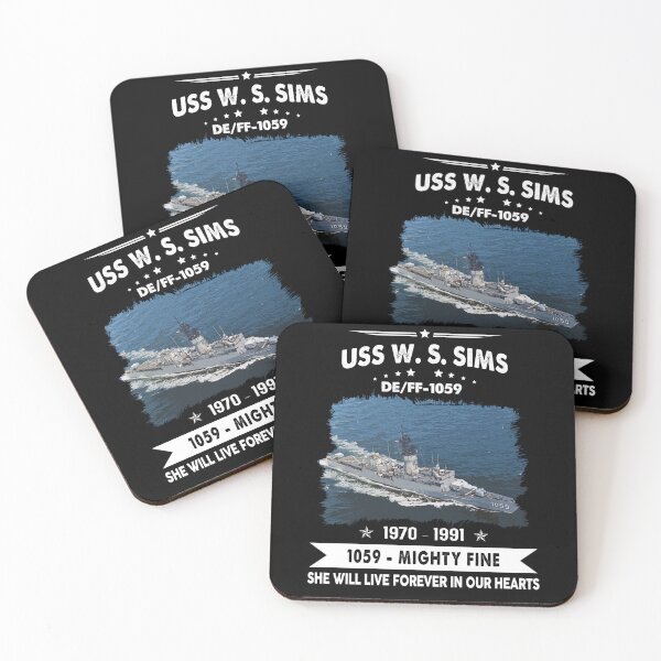 Item preview, USS W. S. Sims FF 1059, Navy Veteran Mens Gift Idea Husband, Dad, Grandpa designed and sold by Timeless Bond Designs.