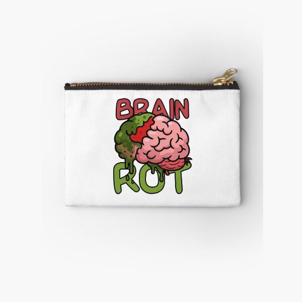 Item preview, Brain Rot Meme Cartoon – Internet Decay Aesthetic Design designed and sold by JMKPrintPress.