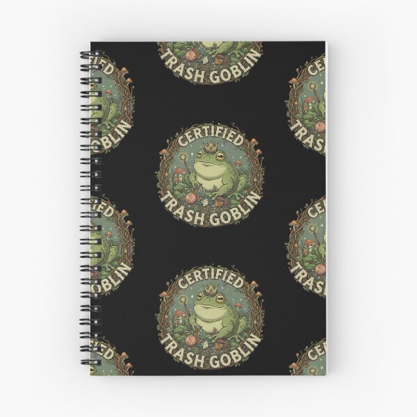 Item preview, Vintage Certified Trash Goblin Frog King | Whimsical Goblincore Aesthetic Design designed and sold by Adam 7ea.