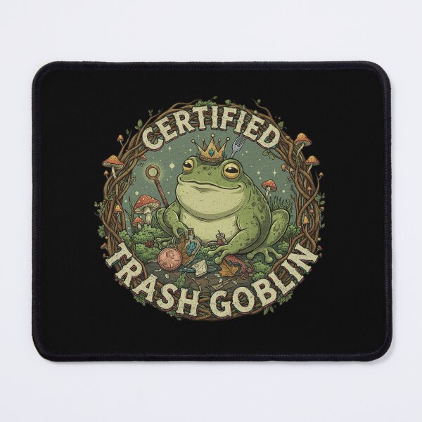 Item preview, Vintage Certified Trash Goblin Frog King | Whimsical Goblincore Aesthetic Design designed and sold by Adam 7ea.