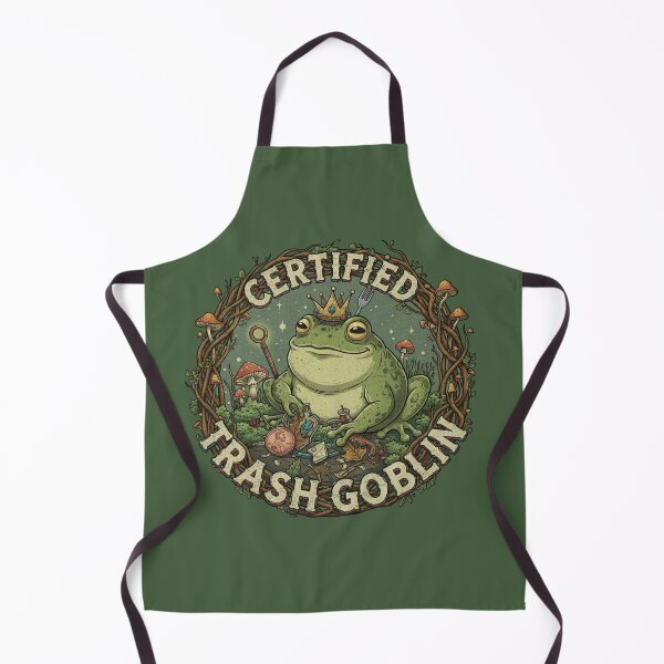 Item preview, Vintage Certified Trash Goblin Frog King | Whimsical Goblincore Aesthetic Design designed and sold by Adam 7ea.