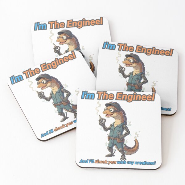 Item preview, The Engineel – Engineer Electric Eel RPG Animal designed and sold by Pets & Memes & Stuff.