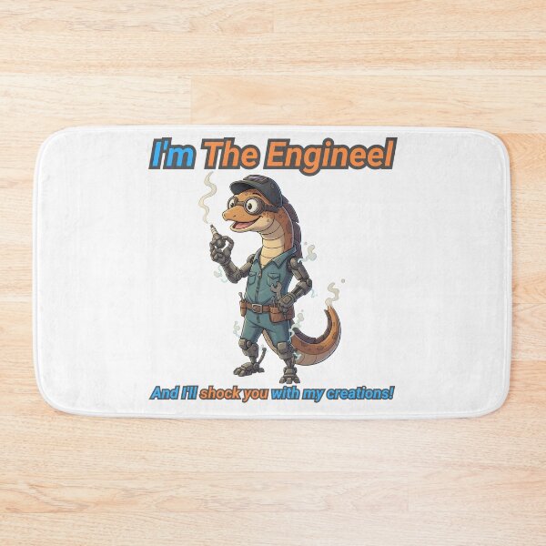 Item preview, The Engineel – Engineer Electric Eel RPG Animal designed and sold by Pets & Memes & Stuff.