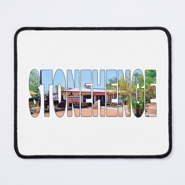 Item preview, STONEHENGE - Quirky Pub Sunny Day Outback West Queensland designed and sold by Adam Gormley.
