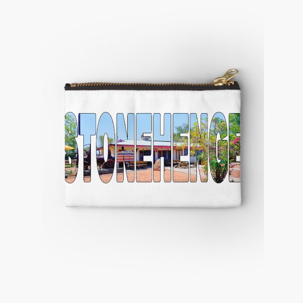 Item preview, STONEHENGE - Quirky Pub Sunny Day Outback West Queensland designed and sold by Adam Gormley.