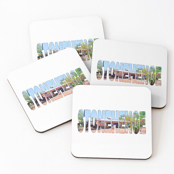 Item preview, STONEHENGE - Quirky Pub Sunny Day Outback West Queensland designed and sold by Adam Gormley.