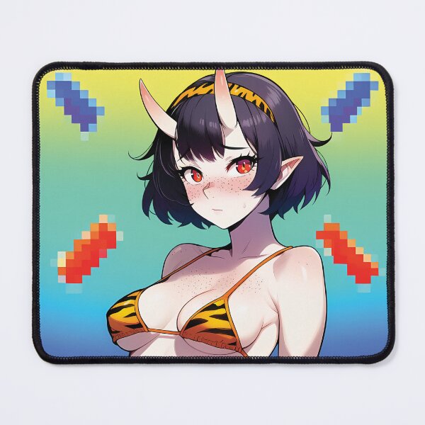 Item preview, Cute Bikini Devil Waifu Sticker designed and sold by Otakunaisu.
