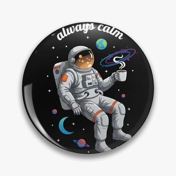 Item preview, Astronaut floating casually in deep space  designed and sold by Optimuz-Dezign.