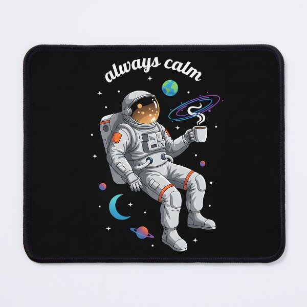 Item preview, Astronaut floating casually in deep space  designed and sold by Optimuz-Dezign.