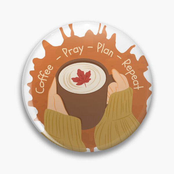 Item preview, Maple Leaf _ Coffee - Pray - Plan - Repeat designed and sold by GiftableGems.