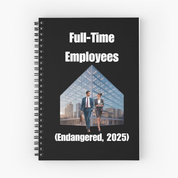 Item preview, Full-Time Employees (Endangered, 2025) designed and sold by signshirtz.