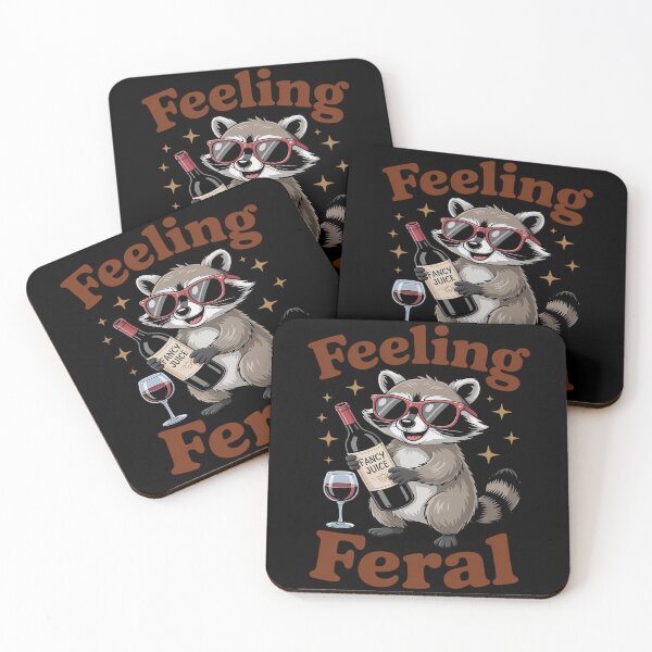 Item preview, Mental Health Anxiety Depression Racoon Feeling A Feral designed and sold by tabdejinti.