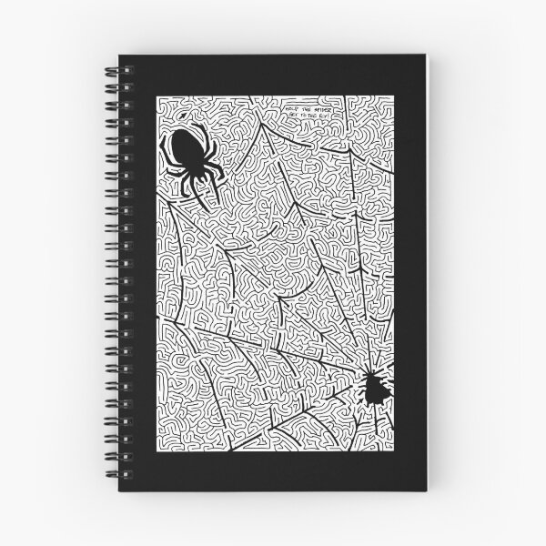 Item preview, Spider Web Maze (Black & White) designed and sold by AiXeLsyD13.