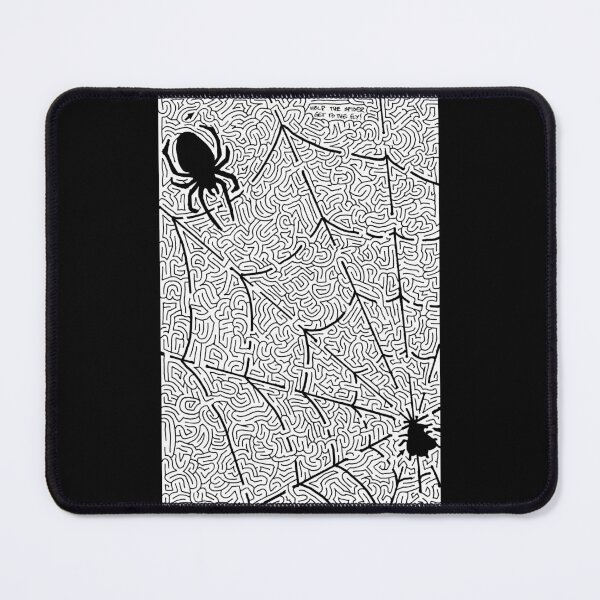 Item preview, Spider Web Maze (Black & White) designed and sold by AiXeLsyD13.