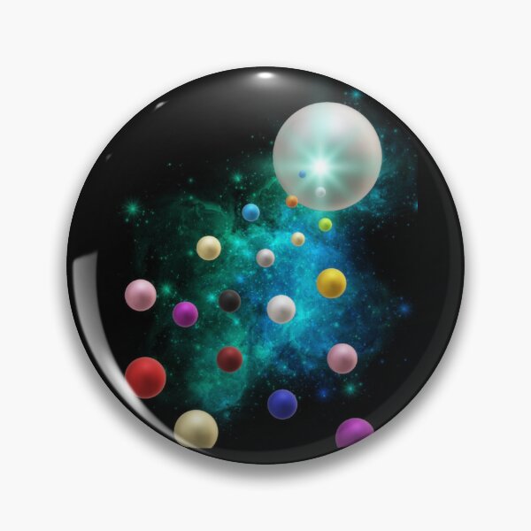 Item preview, Green and Blue Cosmos - Abstraction designed and sold by Ulandia.