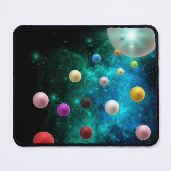 Item preview, Green and Blue Cosmos - Abstraction designed and sold by Ulandia.