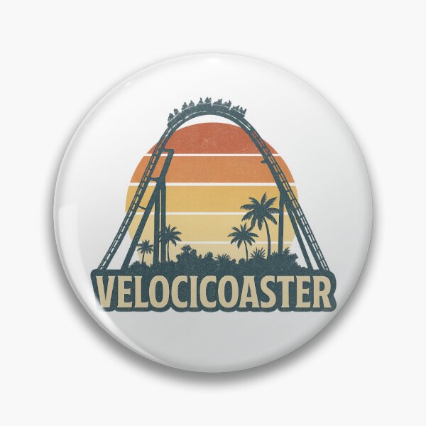 Item preview, VelociCoaster Sunset – Retro Roller Coaster Shirt designed and sold by CozyChaosClub.
