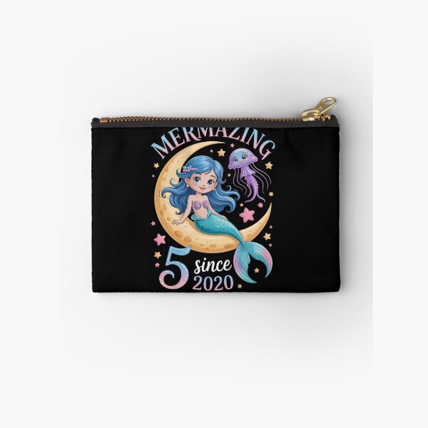 Item preview, Mermaid Birthday Girl Age 5 Mermazing Since 2020 designed and sold by tabdejinti.