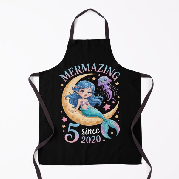 Item preview, Mermaid Birthday Girl Age 5 Mermazing Since 2020 designed and sold by tabdejinti.