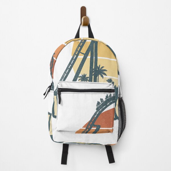 Item preview, VelociCoaster Sunset – Retro Roller Coaster Shirt designed and sold by CozyChaosClub.
