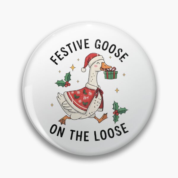 Item preview, Festive Goose On The Loose designed and sold by studionelloe.