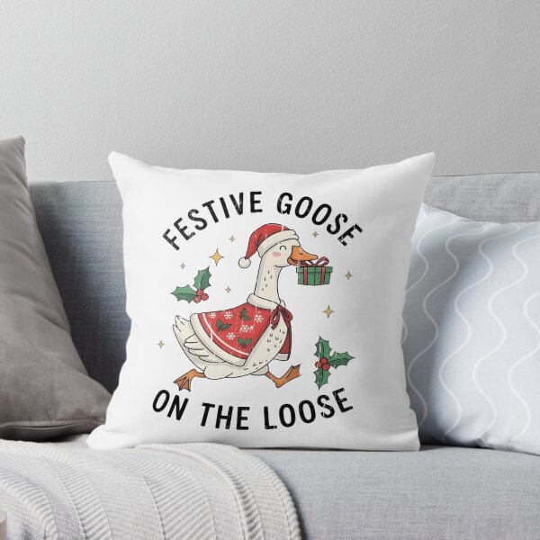 Item preview, Festive Goose On The Loose designed and sold by studionelloe.