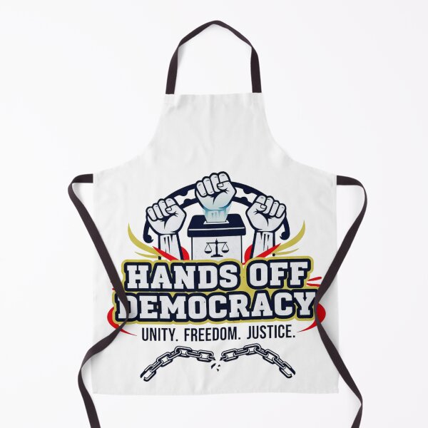 Item preview, Hands Off Democracy – Powerful Political Activism Design designed and sold by Teetreasure2.