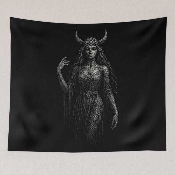 Item preview, Freyja – Norse Goddess of Love & War designed and sold by Mortisigil.