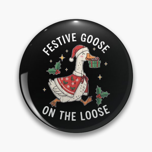 Item preview, Festive Goose On The Loose designed and sold by studionelloe.