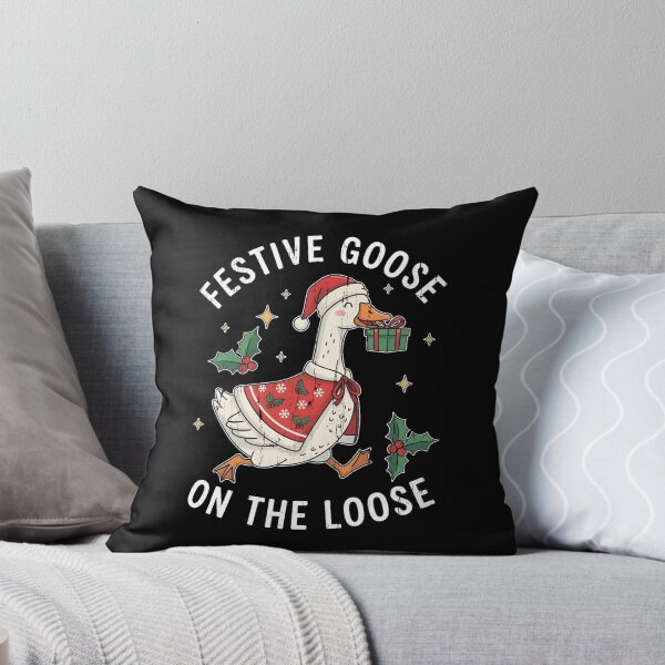 Item preview, Festive Goose On The Loose designed and sold by studionelloe.