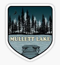 A Mullett Lake Night Sticker