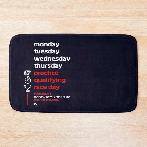 Item preview, FORMULA 1 Race Week DARK designed and sold by MUNZdesign.