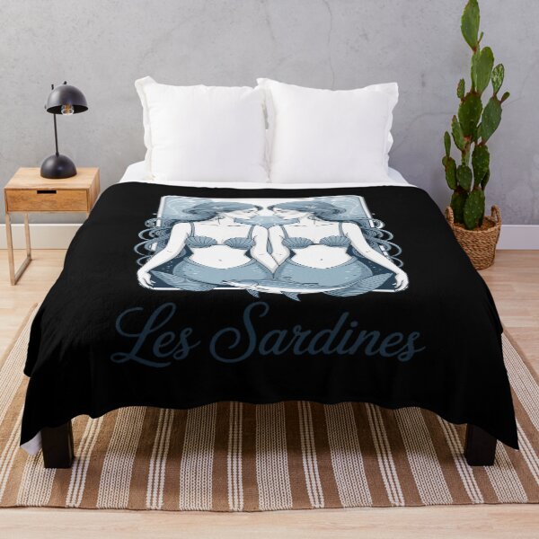 Item preview, Mermaid Sardines Coastal French Fisherman designed and sold by tabdejinti.