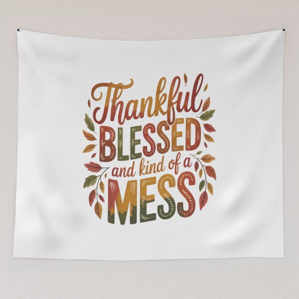 Item preview, Thankful Blessed Grateful Thanksgiving Family designed and sold by VladoZork.