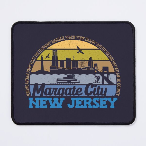 Item preview, Margate City New Jersey Sunset Retro Vintage Local Pride Logo designed and sold by CRHPOD20.