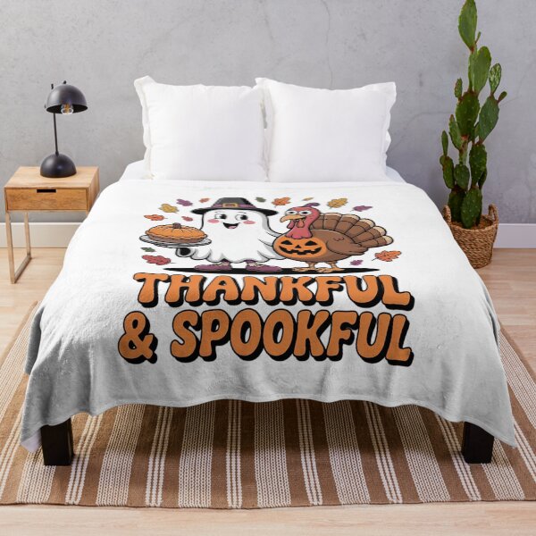 Item preview, thankful spookfull thanksgiving and halloween designed and sold by VladoZork.