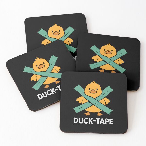 Item preview, Funny Duck Taped – Duct Tape Duck Pun Design for Animal Lovers, Bird Humor & Wordplay Fans designed and sold by Kamran-Sharjeel.
