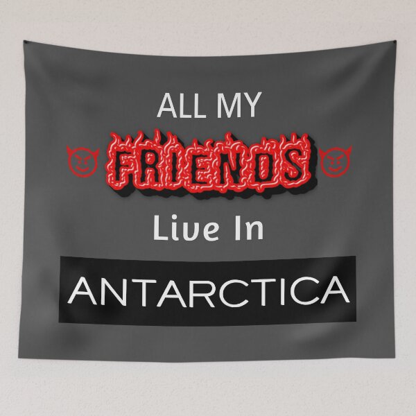 Item preview, Friends In Antarctica - White designed and sold by Laymela Fet Shop.