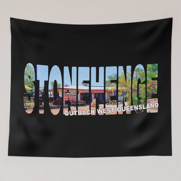 Item preview, STONEHENGE Outback West Queensland - Hotel Pub Sunny Day designed and sold by Adam Gormley.