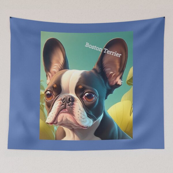 Item preview, Boston Terrier With Focus on Its Expressive Features designed and sold by KJ-Books.
