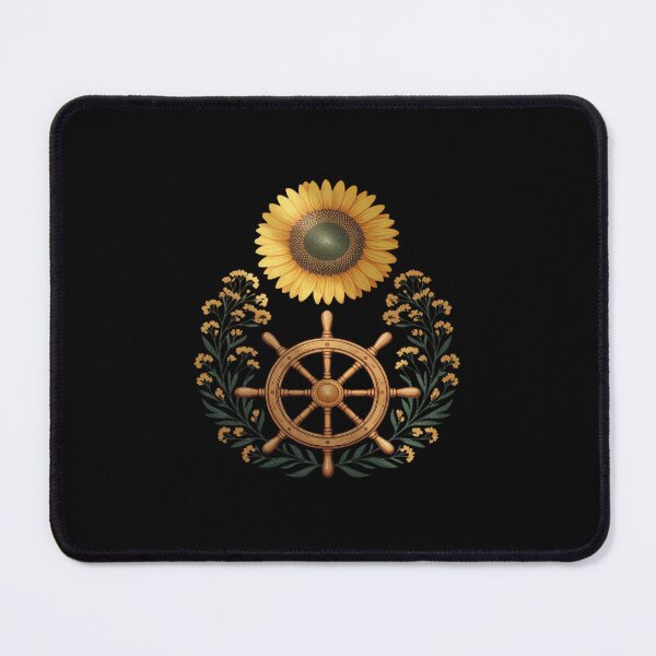 Item preview, Midsummer Wheel and Sunflower Pagan Botanical Litha Symbol designed and sold by ticlitule.