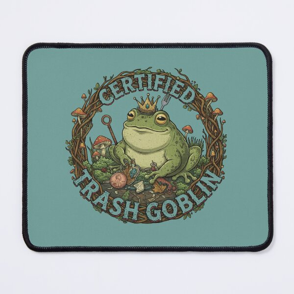 Item preview, Vintage Certified Trash Goblin Frog King | Whimsical Goblincore Aesthetic Design designed and sold by Adam 7ea.