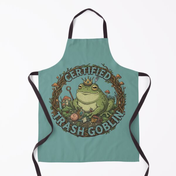 Item preview, Vintage Certified Trash Goblin Frog King | Whimsical Goblincore Aesthetic Design designed and sold by Adam 7ea.