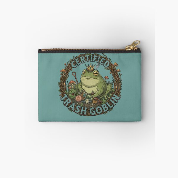Item preview, Vintage Certified Trash Goblin Frog King | Whimsical Goblincore Aesthetic Design designed and sold by Adam 7ea.