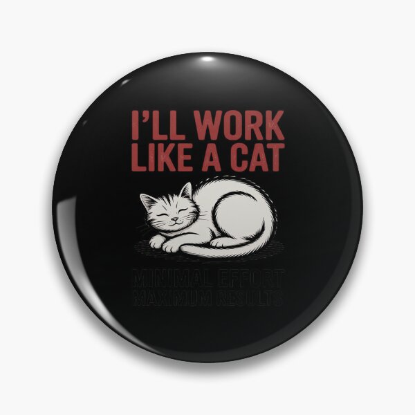 Item preview, Minimal Effort, Maximum Nap – Lazy Cat designed and sold by ticlitule.