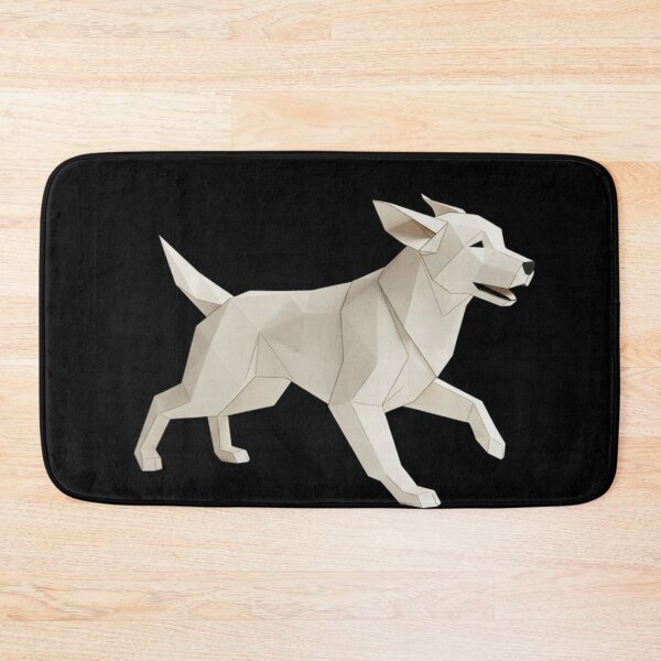 Item preview, Dog Playing Polygonal Paper Sculpture designed and sold by bsbd-action.