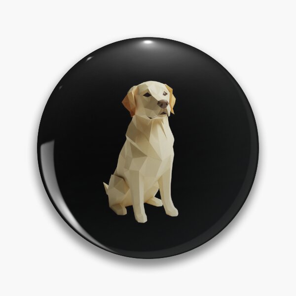Artikelvorschau, Labrador Retriever sitzend Low Poly 3D-Stil entworfen und verkauft von bsbd-action.