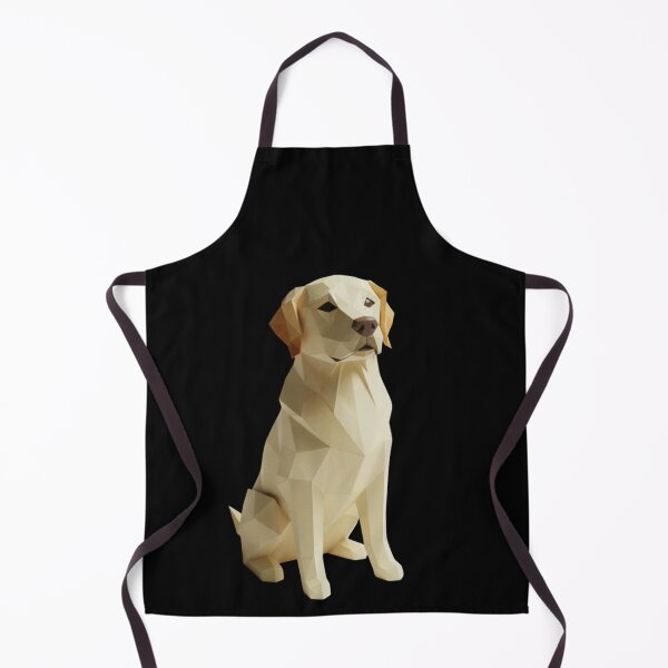 Item preview, Labrador Retriever Sitting Low Poly 3D Style designed and sold by bsbd-action.