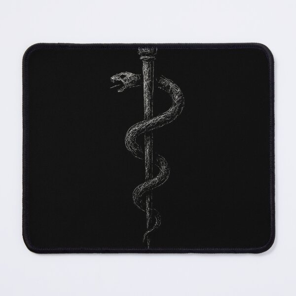 Item preview, Rod of Asclepius – Serpent of Healing and Shadow designed and sold by Mortisigil.