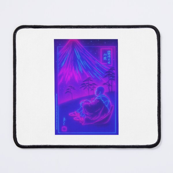 Item preview, Dreaming under Neon Fuji designed and sold by Neo-Ukiyo-Wave.
